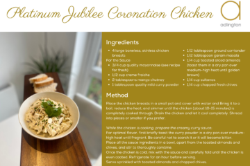 Adlington Coronation Chicken Recipe