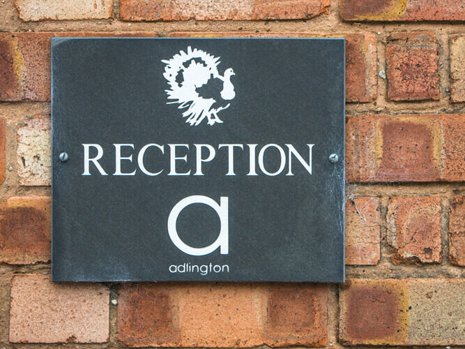 Adlington-Reception-Sign