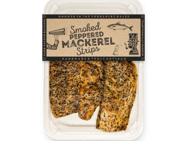 Smoked Peppered Mackerel Strips 180g